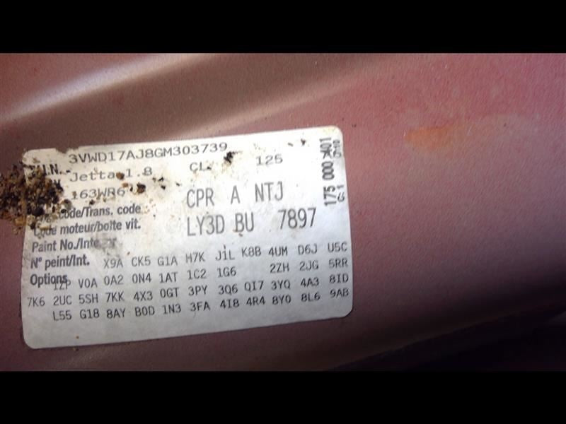 Alternator Bosch Manufacturer 140 Amp Fits 13-17 BEETLE 1102656
