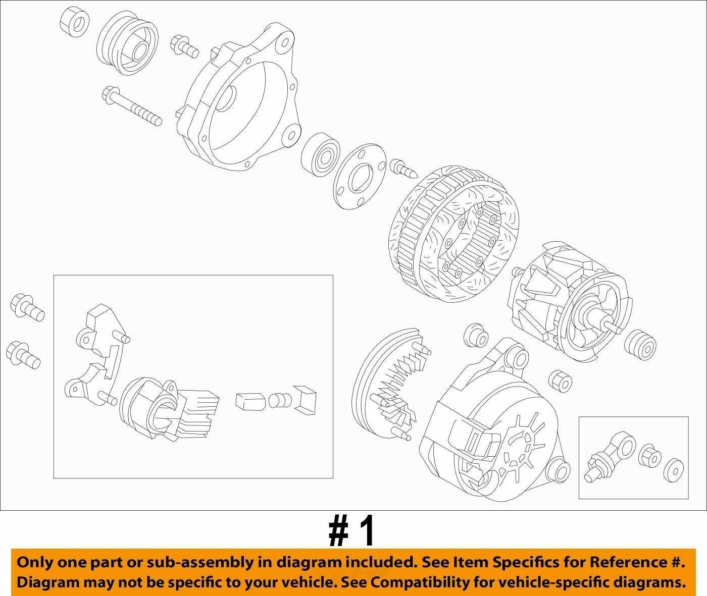 Alternator Naturally Aspirated Fits 17-19 MAZDA CX-5 1026880