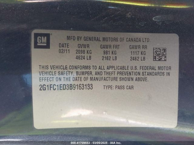 Hood Without Hood Scoop Fits 10-15 CAMARO 1113855