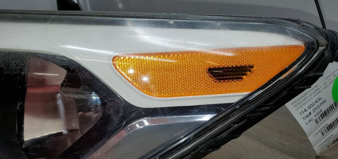 Driver Headlight Model Halogen Without LED Accent Fits 14-19 SOUL 1124922