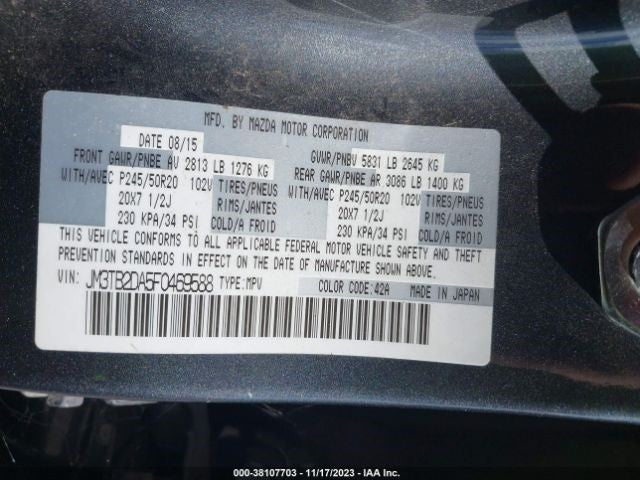Fuel Pump Assembly FWD Fits 11-15 MAZDA CX-9 969469