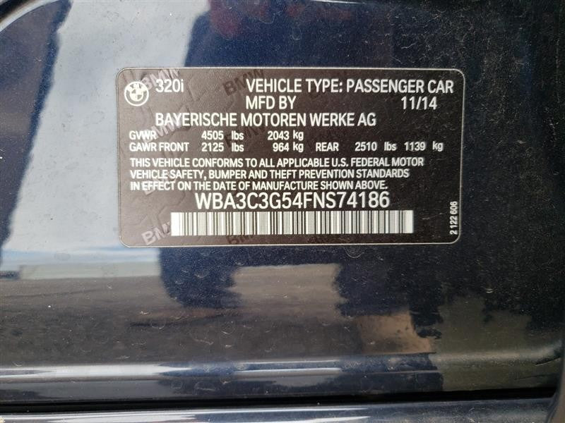 Automatic Transmission AWD Fits 14-18 BMW 320i 631785