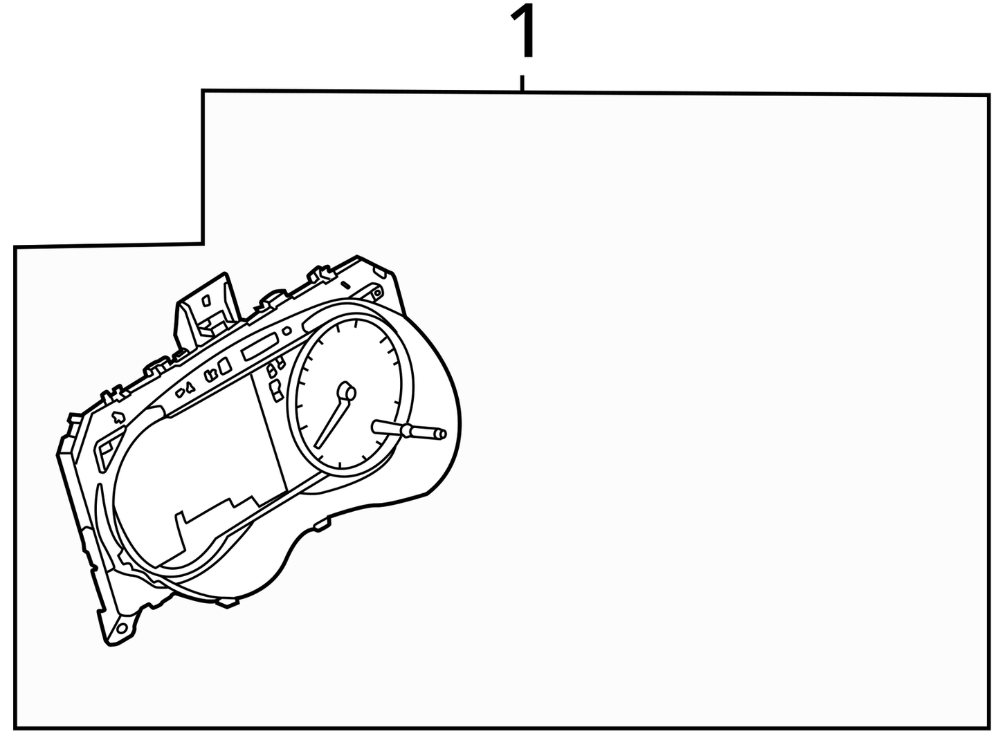 Speedometer MPH S CVT Fits 20 VERSA 1023701