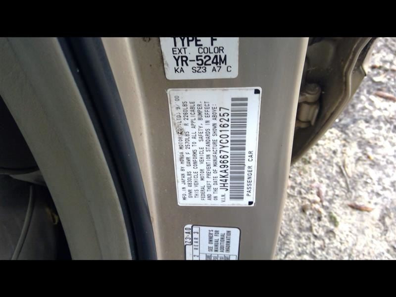 Strut Rear Fits 96-01 RL 977355