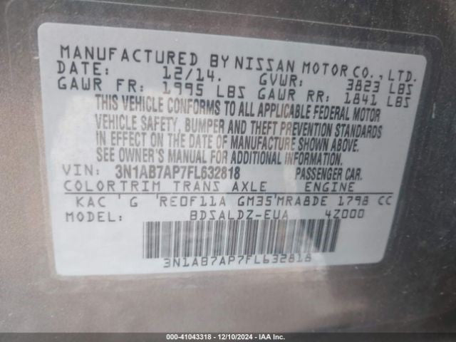 Coolant Reservoir Fits 13-19 SENTRA 1095205