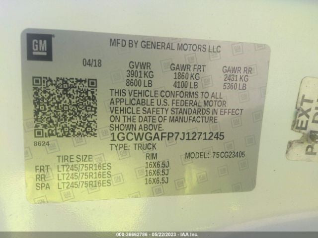 Alternator 105 Amp Opt K68 Fits 16-18 EXPRESS 2500 VAN 861304