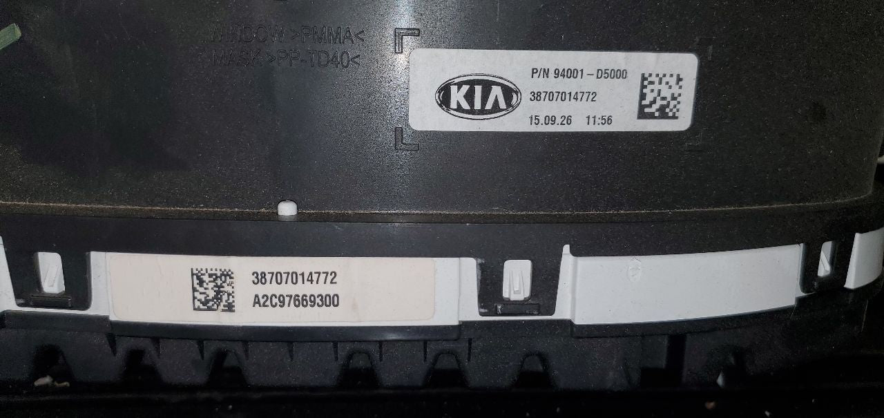 Speedometer Cluster MPH US Built VIN 5 1st Digit Fits 16-18 OPTIMA 1121192