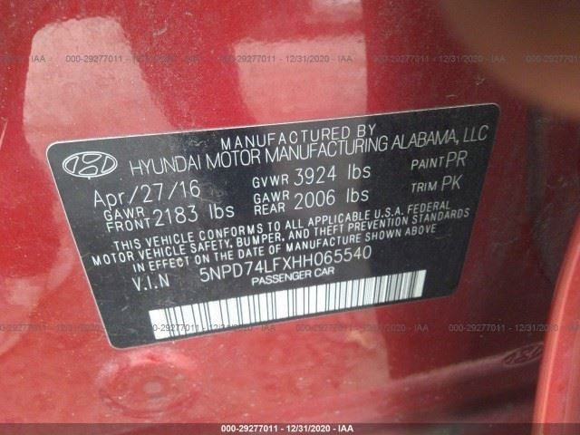 Automatic Transmission 2.0L Sedan US Built Fits 17-18 ELANTRA 568321