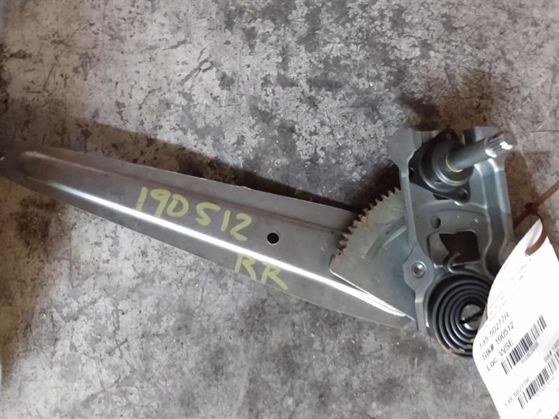Passenger Rear Window Regulator Canada Market Manual Fits 09-14 MATRIX 603008