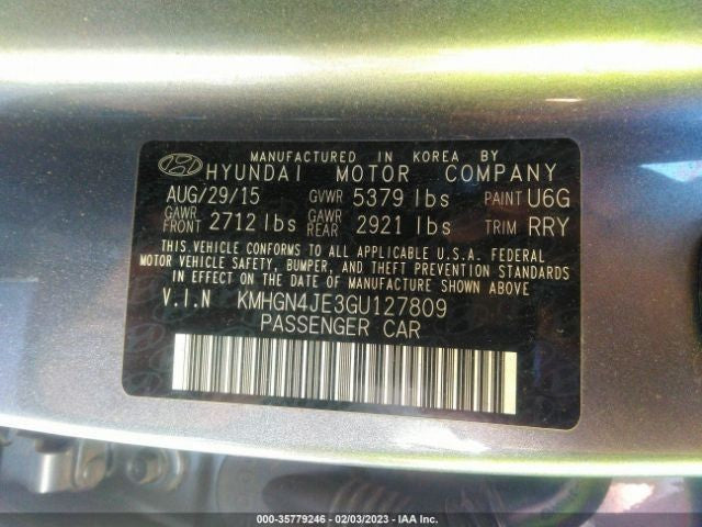 Brake Master Cylinder Fits 17-19 G80 749069