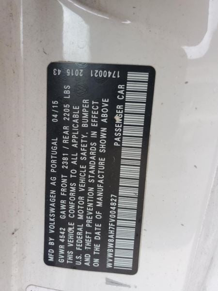 Passenger Axle Shaft Front 2.0L Automatic Transmission Fits 10-16 EOS 1060542