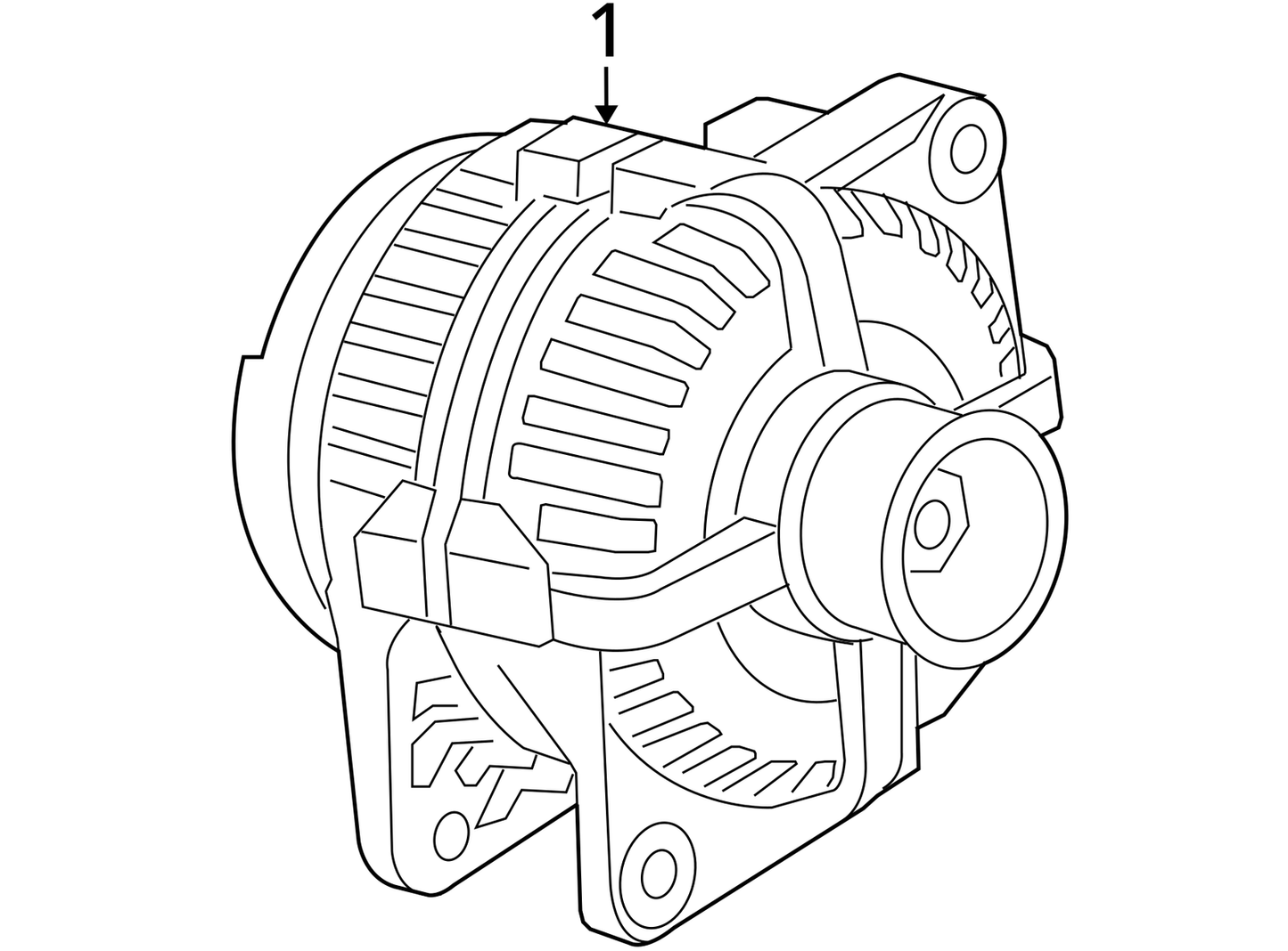 Alternator Fits 02-04 06-12 LIBERTY 1122240