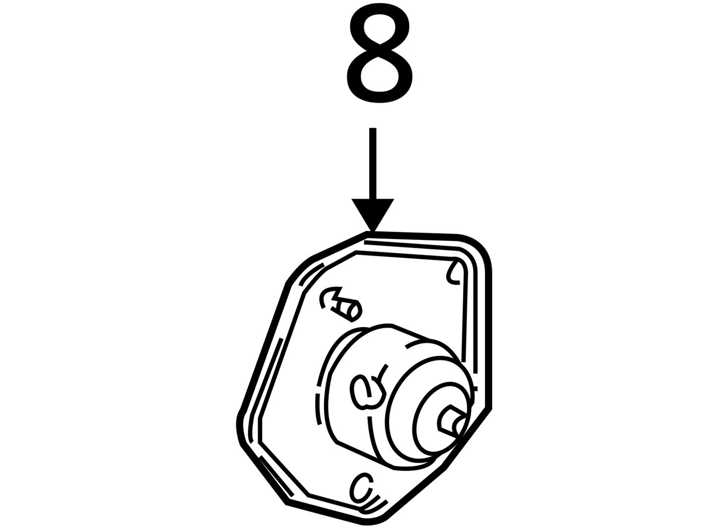 Blower Motor Front With Integral AC Fits 78-96 CHEVROLET 30 VAN 1006981