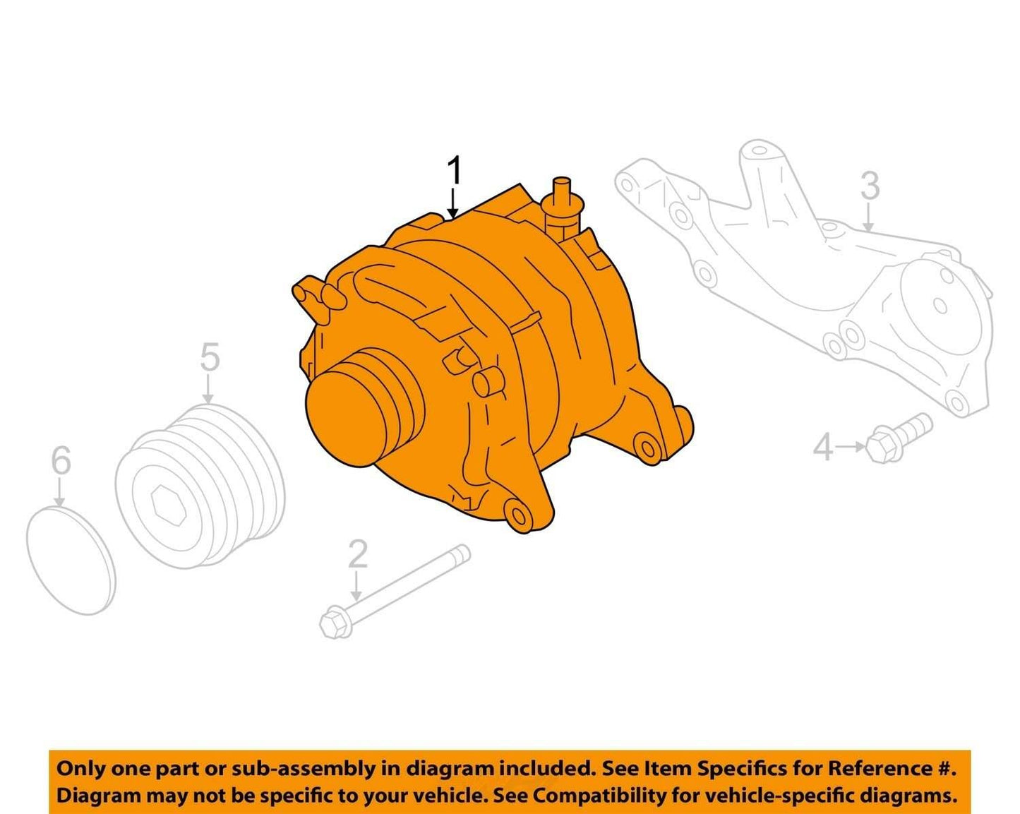 Alternator Fits 17-18 FORESTER 672453