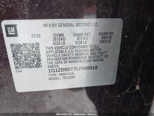 Starter Motor Fits 17-20 MALIBU 1051828