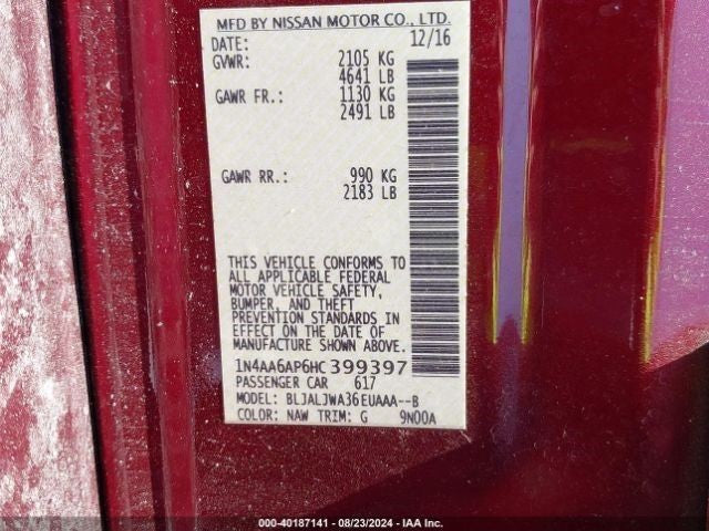 Driver Left Strut Front Fits 16-23 MAXIMA 1090808