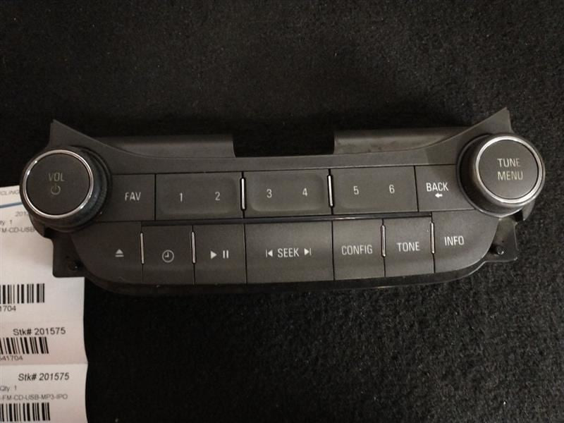 Audio Equipment Radio Control Panel Opt Uew Fits 13 MALIBU 541704