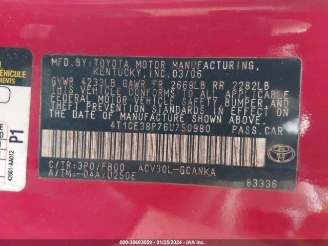 Blower Motor SE Fits 04-08 SOLARA 1026255