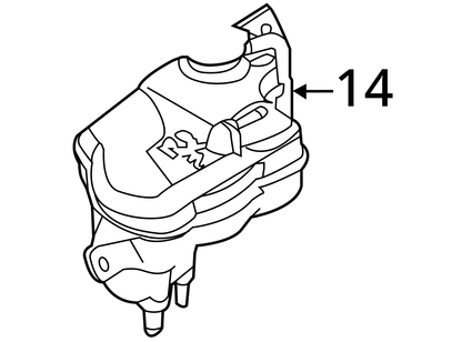 Coolant Reservoir Fits 08-14 AVENGER 1100262