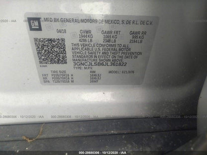 TRAX      2018 Rear Side Marker 664938