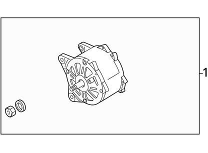 Alternator Engine ID Cbpa 140 Amp Bosch Manufacturer Fits 05-16 JETTA 1131021