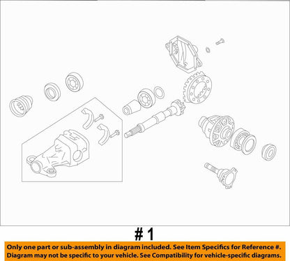(CARRIER ONLY)  Carrier Convertible Rear Automatic Transmission Fits 11-13 INFIN
