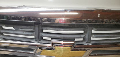 Grille Chrome Surround Black Bars Fits 14-15 SILVERADO 1500 PICKUP 1130675