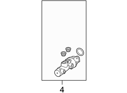 Brake Master Cylinder Fits 16-23 DURANGO 1105049