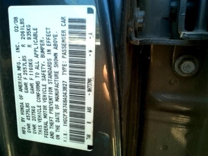 Driver Left Timing Cover Upper Front Fits 03-20 MDX 286331