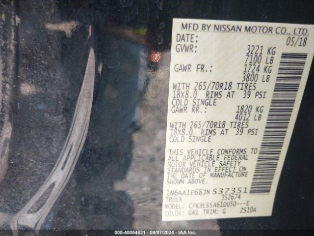 Chassis ECM Body Control BCM Under Left Hand Dash Fits 17-20 TITAN 1081960