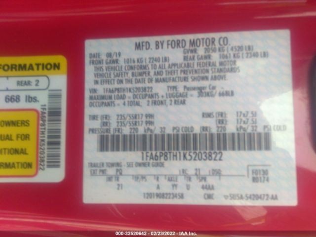 Anti-Lock Brake Part Assembly Shelby GT500 Fits 19-20 MUSTANG 687793