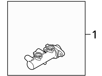 Brake Master Cylinder 6 Cylinder Fits 05-10 FRONTIER 1090976