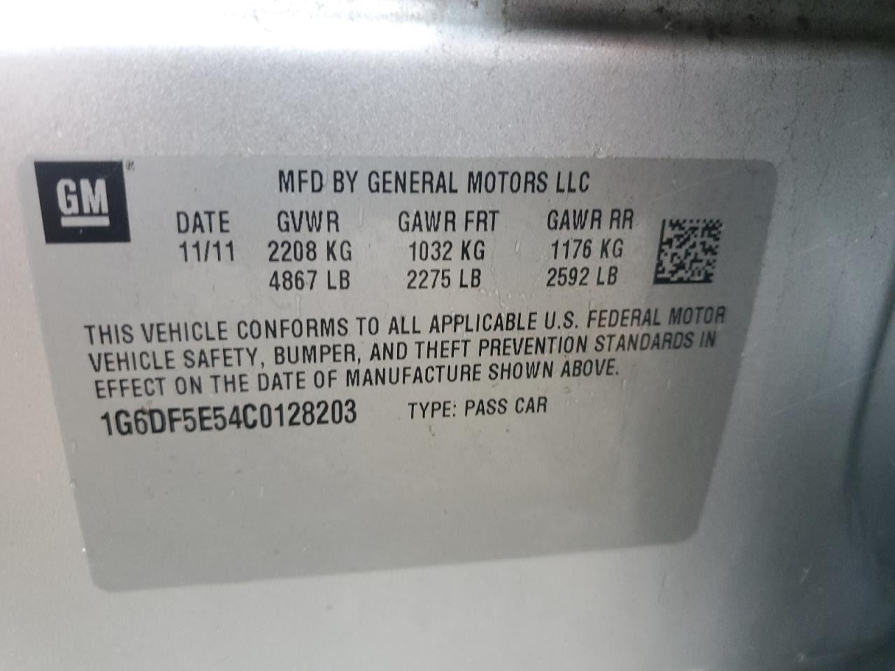 Wiper Transmission Coupe Fits 08-15 CTS 1104767
