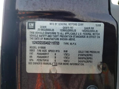 Speedometer US Cluster Fits 06-09 TRAILBLAZER 689806