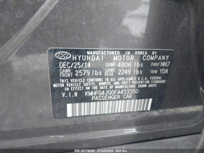Engine ECM Electronic Control Module 3.3L Fits 15-17 AZERA 1063830