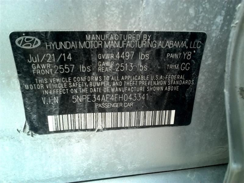 Automatic Transmission Fits 15-16 SONATA 372237