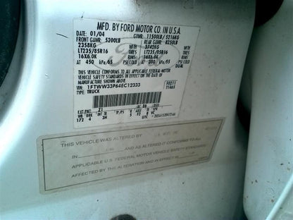Driver Rear Window Regulator Crew Cab Fits 99-12 FORD F250SD PICKUP 349685
