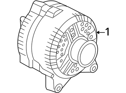 Alternator 120 Amp ID 9C2T-10300-DA Fits 09-16 FORD E350 VAN 1121498