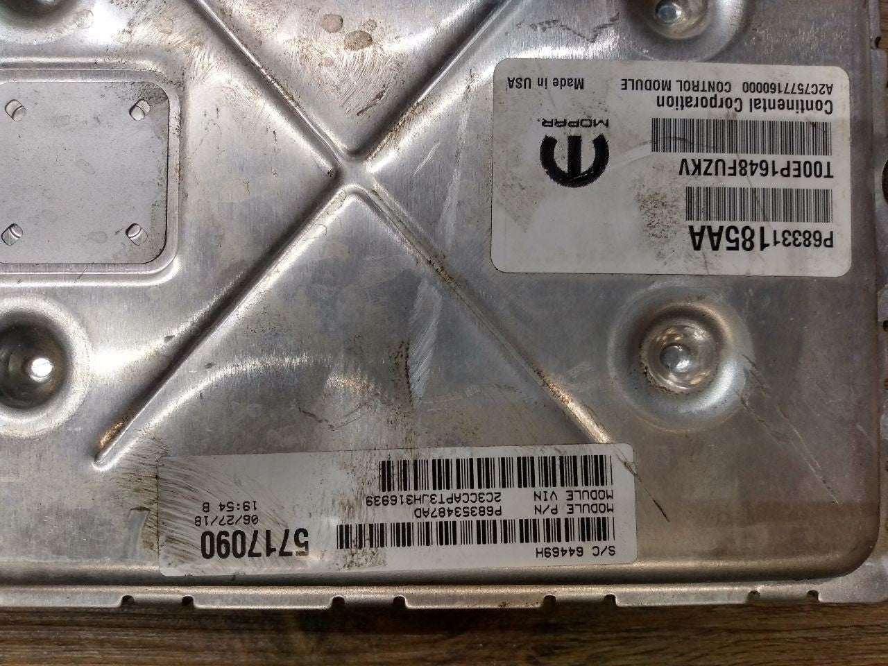 Engine ECM Electronic Control Module 5.7L Fits 18-19 300 1124712