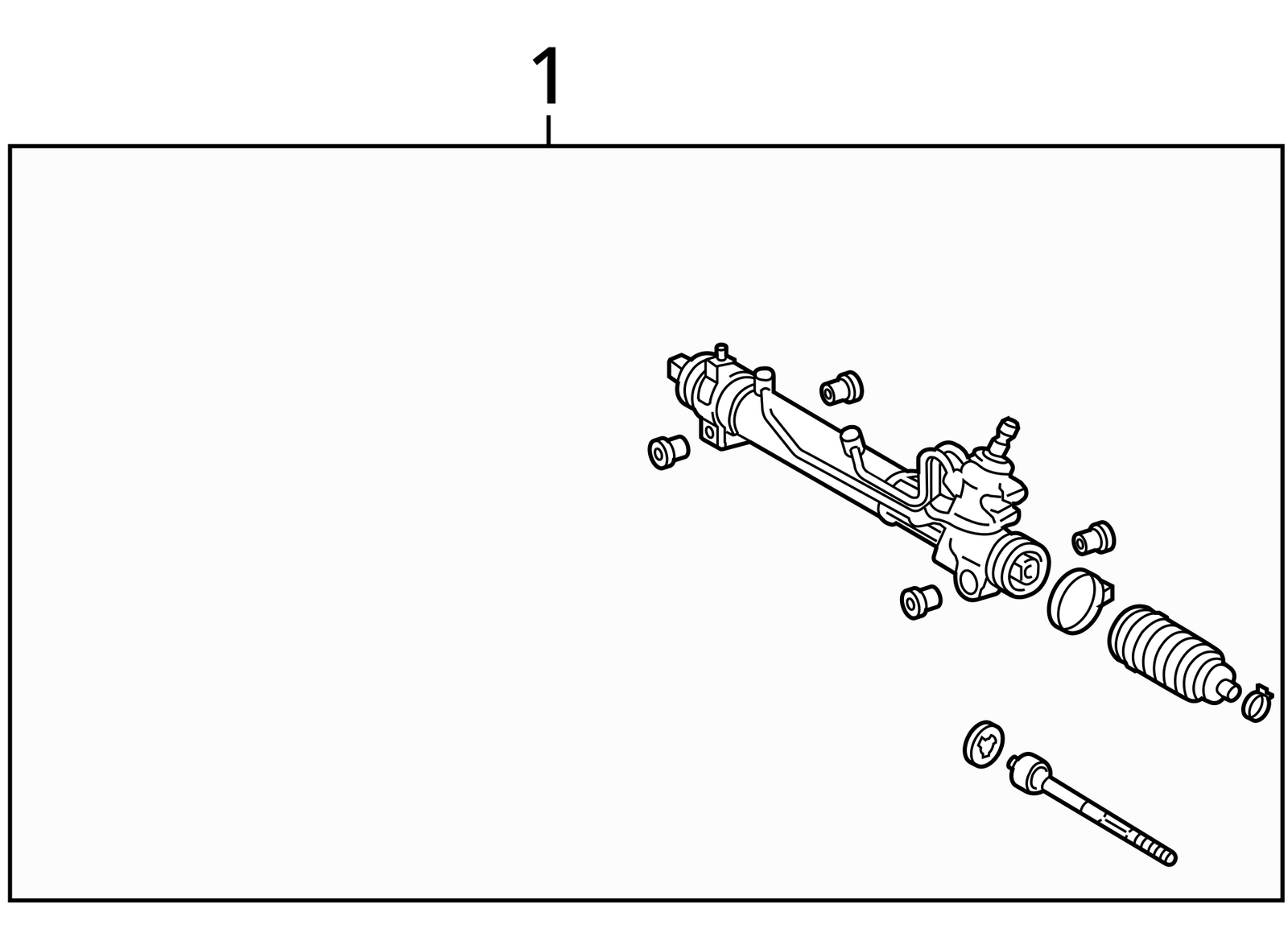 Steering Gear/Rack Power Rack And Pinion Fits 05-10 SCION TC 623452