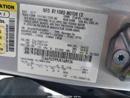 Blower Motor Front Fits 13-20 FUSION 1051570