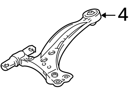 Passenger Right Lower Control Arm Front Fits 99-03 LEXUS RX300 1103226