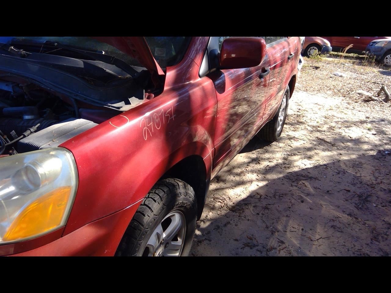 Driver Door Handle Exterior Assembly Front Fits 03-07 PILOT 1091519