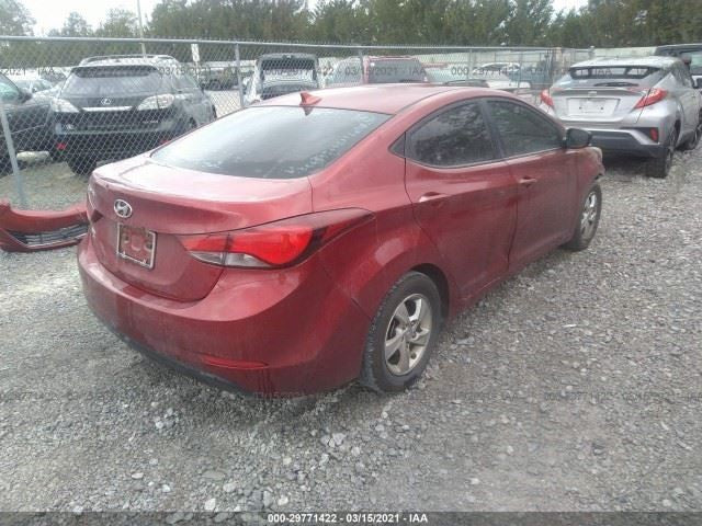 Driver Tail Light Sedan Lid Mounted US Built Fits 14-16 ELANTRA 604187