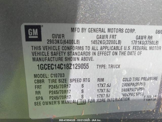 Brake Master Cylinder Fits 07-13 SIERRA 1500 PICKUP 1129552
