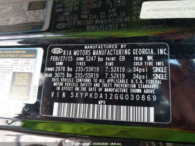 Passenger Axle Shaft Front 2.0L Outer Fits 16-18 SORENTO 1101823
