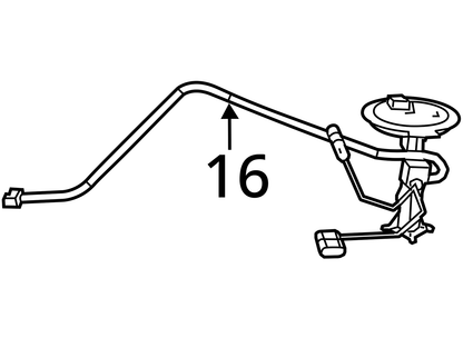 Fuel Pump Assembly Secondary Fits 11-20 DURANGO 1066874