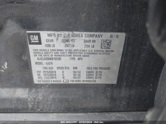 Chassis ECM Body Control BCM Fits 15-20 TRAX 1045988
