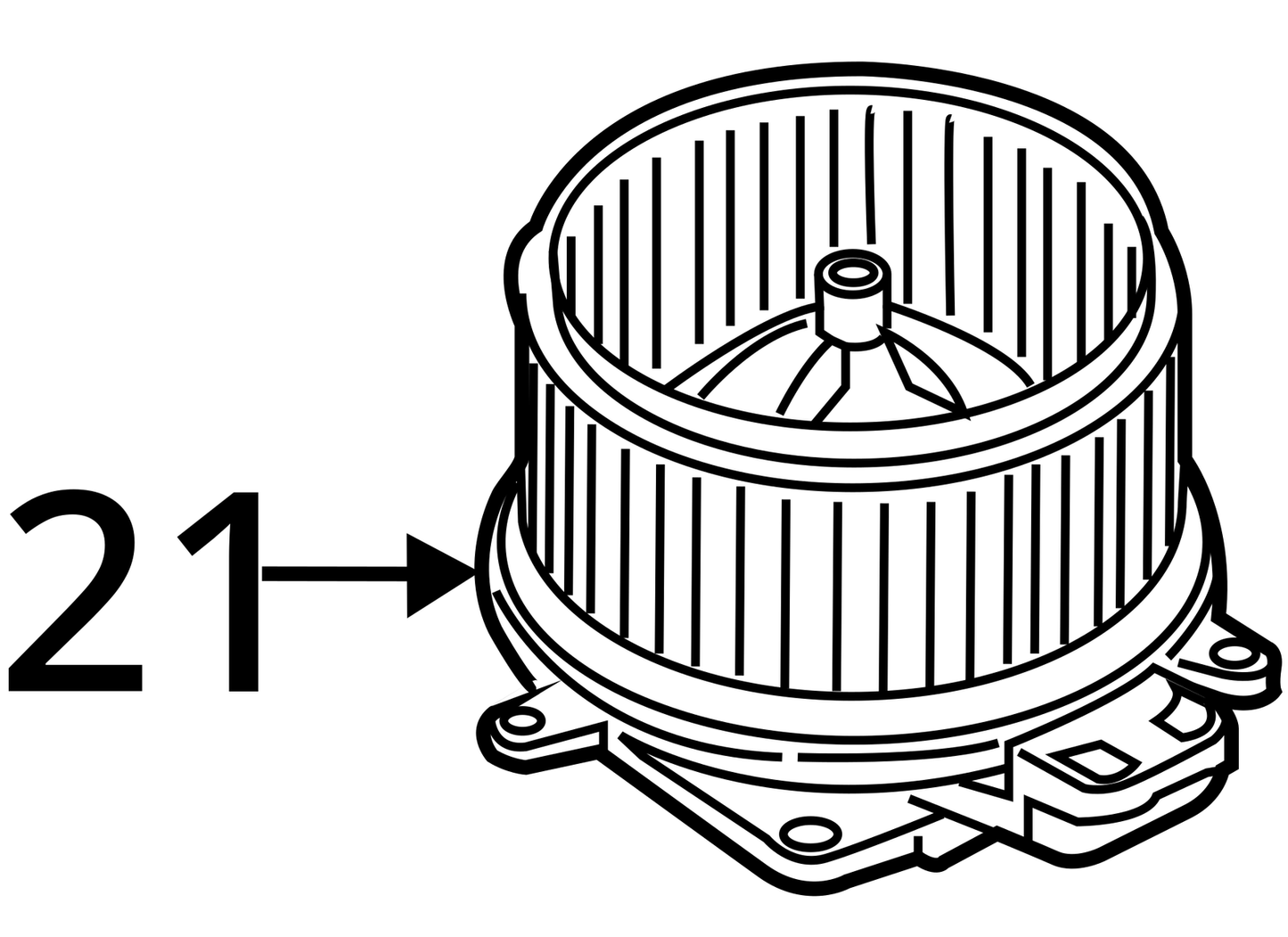 Blower Motor Fits 15-20 FORD F150 PICKUP 1082446
