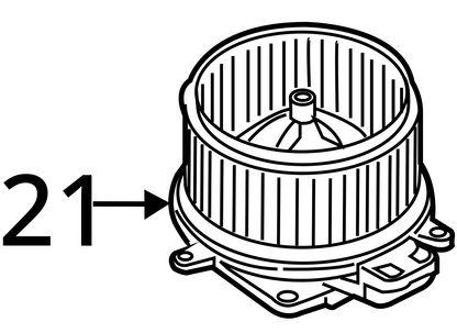 Blower Motor Fits 15-20 FORD F150 PICKUP 1082446